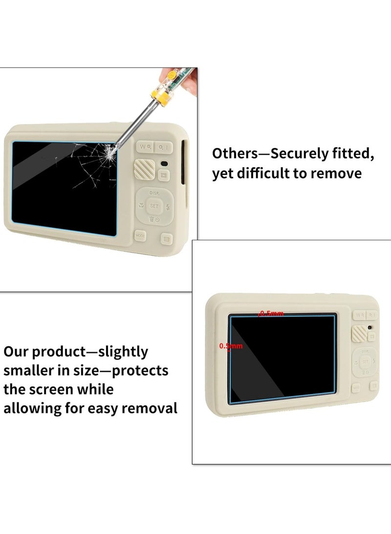 عام غطاء سيليكون واقي لكاميرا Kodak PIXPRO FZ55، إكسسوارات حماية تشمل حاميي شاشة وغطاء عدسة قابل للإزالة لكاميرا PIXPRO FZ55. - Image 5